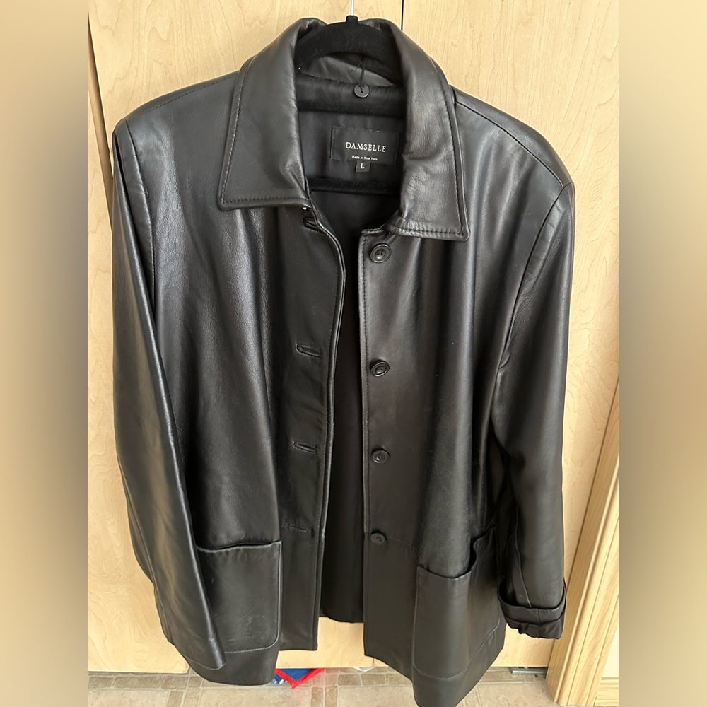 Women's Black Leather Jacket